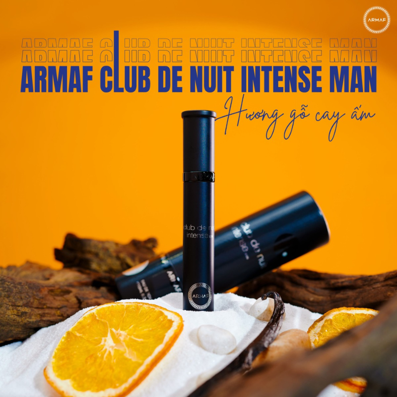 Armaf Club De Nuit Intense For Man sẽ đưa bạn lạc vào một vườn trái cây tươi mát đầy sức sống.